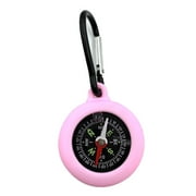 GJX 1Pcs Compass Hiking Survival,Highly Practical Compass for Kids,High Sensitivity Military Gear,Pink